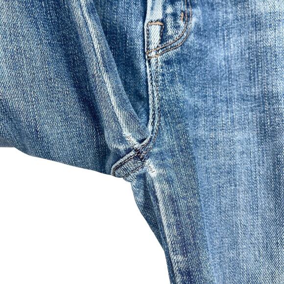 Mother High Waist Double Looker Ankle Fray Fruit Carts Evil Eye Size 25 - Picture 10 of 15